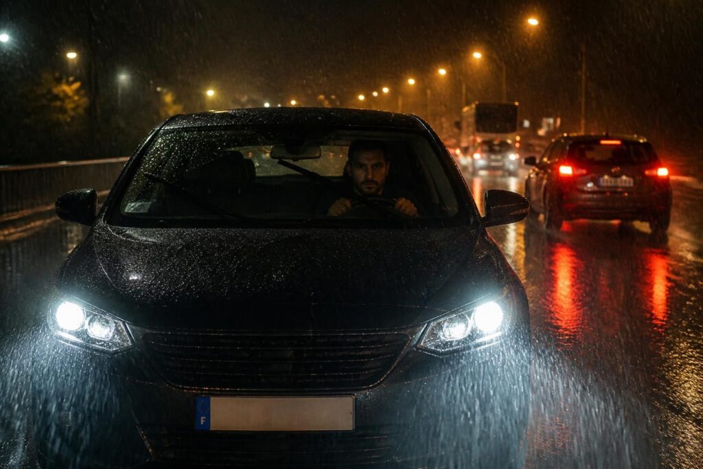 découvrez les réflexes essentiels pour réussir votre examen de conduite de nuit ou sous la pluie, et répondre aux attentes de l'examinateur.