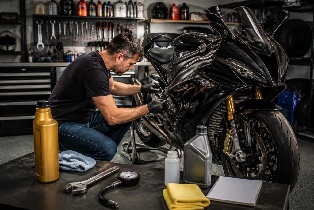 découvrez la check-list mensuelle essentielle pour entretenir votre moto vous-même et assurer sa performance et sécurité tout au long de l'année.