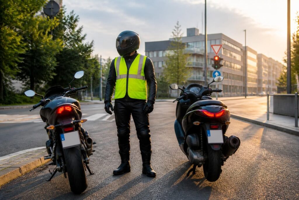 découvrez les équipements obligatoires pour conduire un scooter ou une moto en toute légalité selon la loi française, pour votre sécurité et celle des autres usagers.