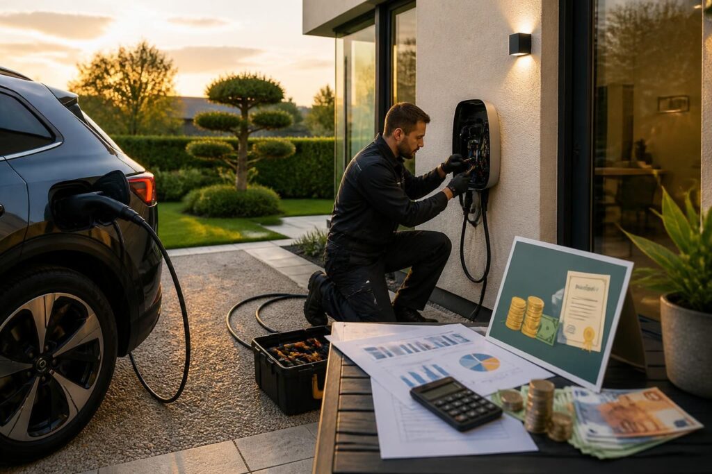 découvrez comment installer une borne de recharge à domicile : explorez les différentes options, estimez les coûts et informez-vous sur les aides financières disponibles.