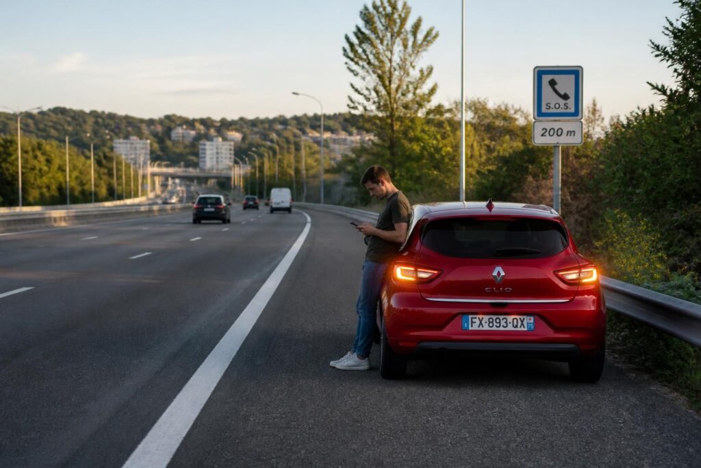 découvrez les règles et conditions pour s'arrêter en toute sécurité sur la bande d'arrêt d'urgence, et évitez les sanctions en respectant la réglementation routière.