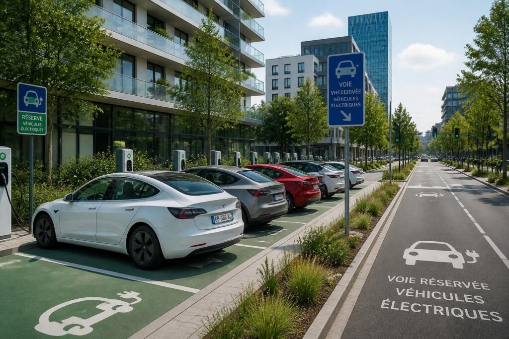 découvrez les avantages des voitures électriques en ville : stationnement facilité, accès aux voies réservées et bénéfices locaux pour une mobilité durable et pratique.