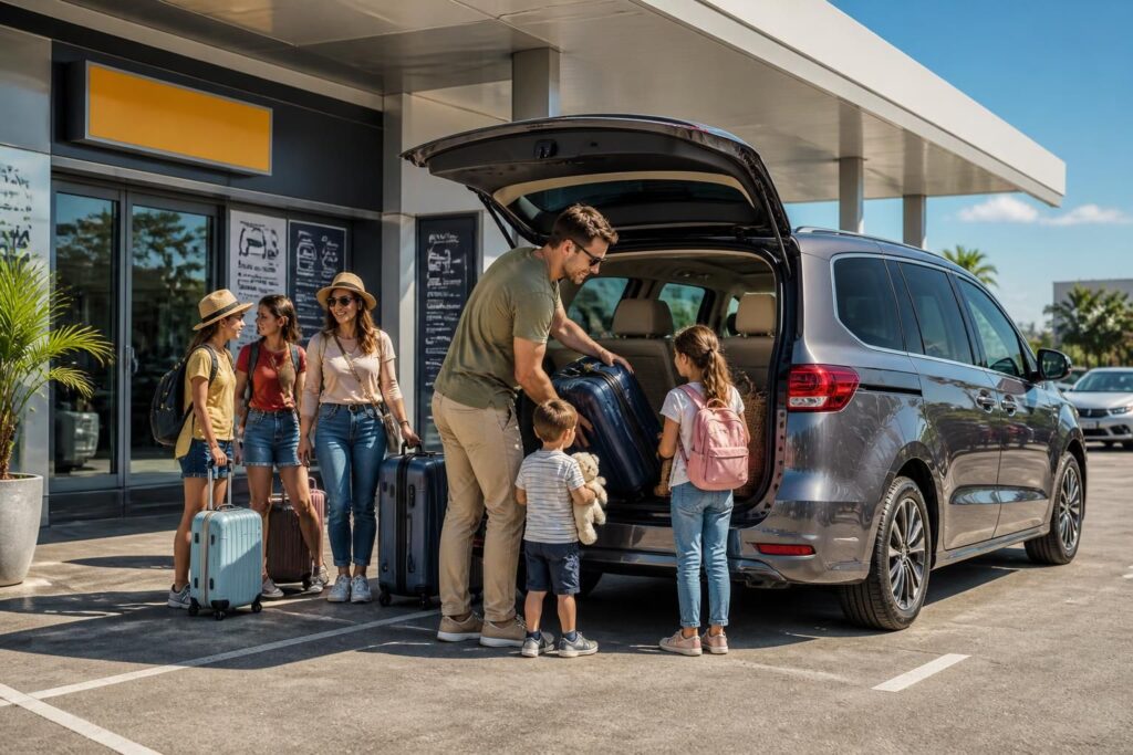 découvrez nos conseils pour louer une voiture 9 places, les conditions de permis, les tarifs adaptés et les astuces pour un voyage en famille réussi.