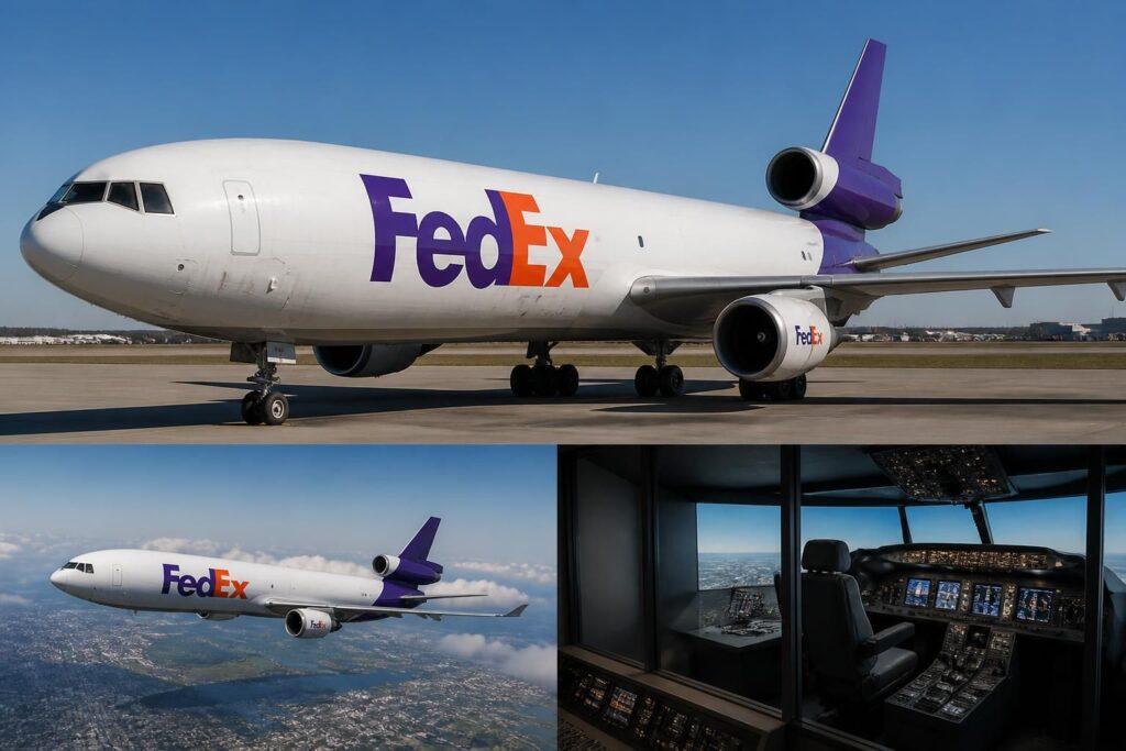découvrez tout sur le md 11 f, l’avion emblématique de fedex, et son utilisation en simulateur de vol pour une expérience de pilotage réaliste.