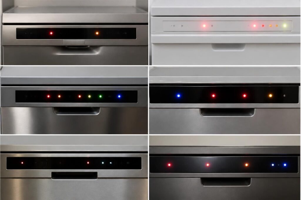 découvrez la signification des voyants lave-vaisselle bosch, whirlpool, electrolux et d'autres marques pour mieux comprendre les alertes et résoudre facilement les problèmes.