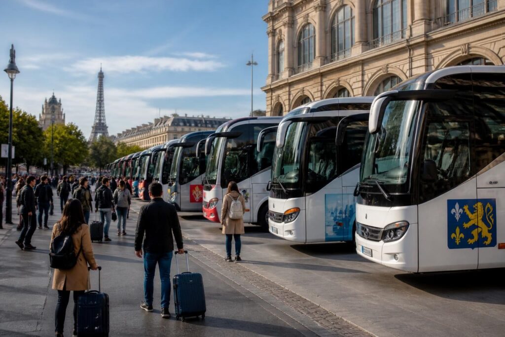 comparabus vous aide à trouver les meilleures liaisons en bus entre paris et les grandes villes françaises, avec des tarifs compétitifs et des horaires flexibles.