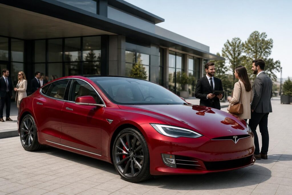 découvrez nos tarifs, conditions de location et les meilleurs endroits pour réserver une tesla s plaid. profitez d'une expérience de conduite unique avec notre service simple et rapide.