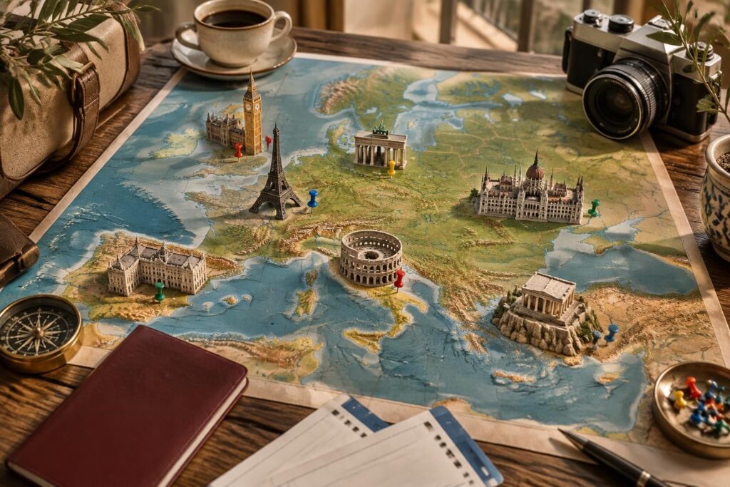 Capital Europe : quiz, carte et les capitales à visiter absolument