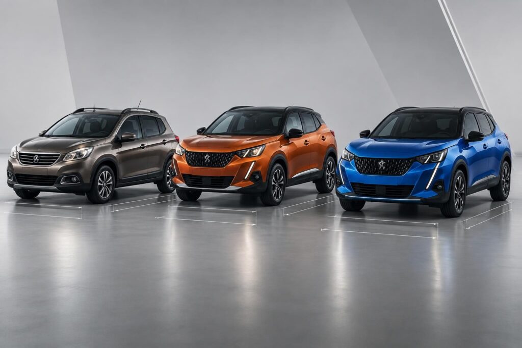 découvrez les dimensions du peugeot 2008 et leur évolution au fil des générations : longueur, largeur, hauteur et volume de coffre du suv compact.