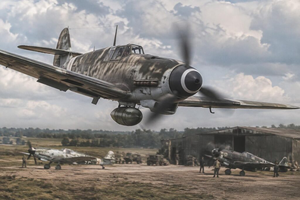 découvrez l’histoire du messerschmitt bf 109, célèbre chasseur de la luftwaffe, et explorez ses camouflages emblématiques pendant la seconde guerre mondiale.